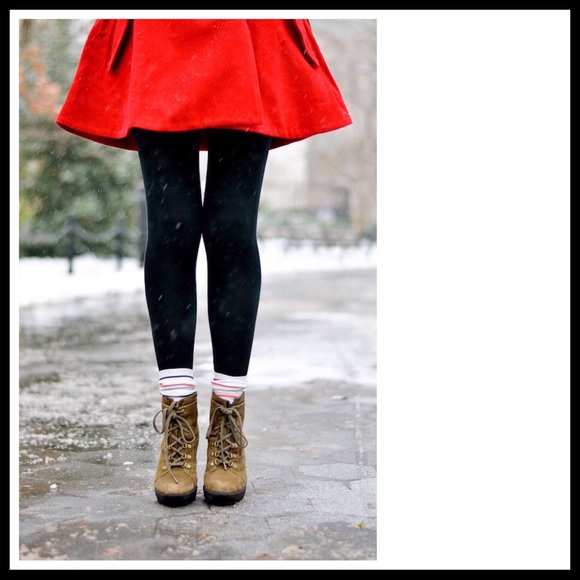 2 BLACK FLEECE LINED LEGGINGS A2C - Picture 7 of 15